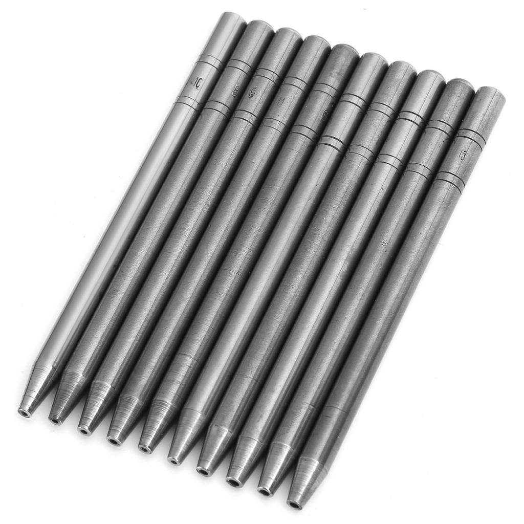 10pcs Steel Watch Hands Presser 0.6-1.5mm Setting Fitting Tool for Watchmaker Repairing Shops