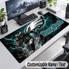 Philadelphia Eagles Personalized Large Mouse Pad Custom Name Text Extended Desk Mat Gaming Mousepad