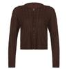 Autumn and Winter Warm Hooded Zip Cardigan Pockets Solid Colour Jacket Short Temperament Top for Women