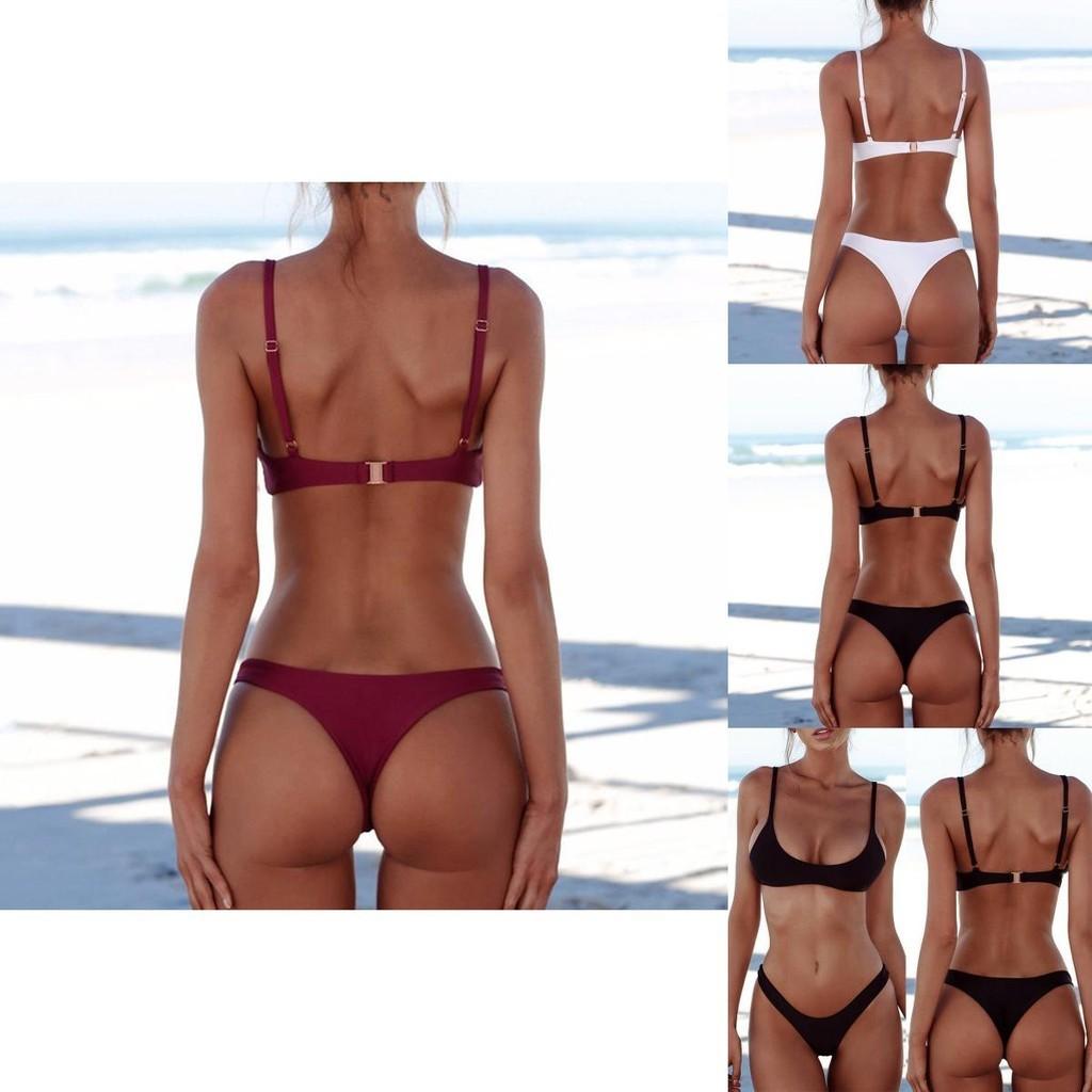 Stunning Sexy Women's Bikini Set With Padded Bra And Thong For Ultimate Comfort