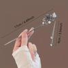 Classic Chinese Tassel Hair Accessory Retro Metal Flower Hanfu Hair Needle for Women's Daily Holiday Wear Girl's Jewelry Hairpin