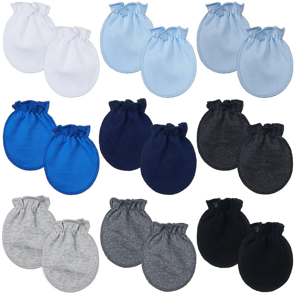 Newborn Baby Mittens Without Scratches Are Suitable For Boys And Girls Aged 0-6 Months