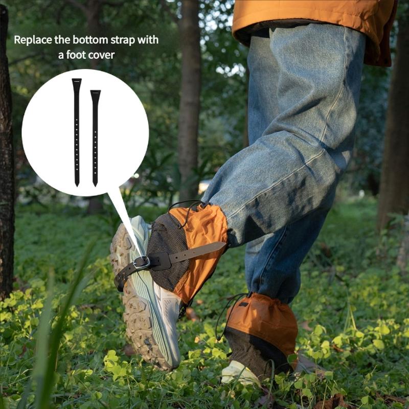 Confezione da 2 Cinghie Elastiche per Stivali Installazione Rapida Base Antiscivolo per Scarpe Cinghia per Gamba per Calzature da Esterno