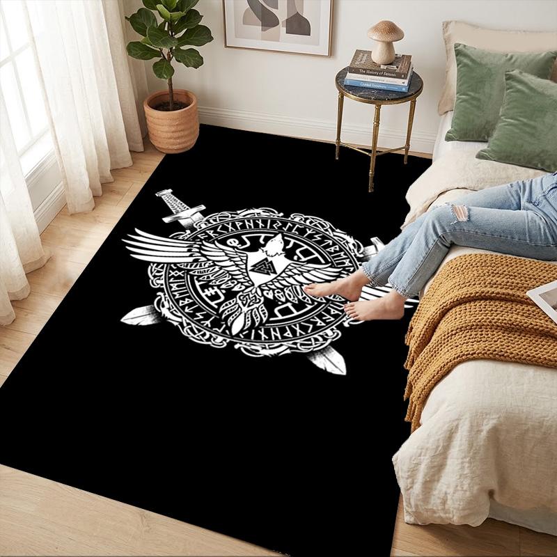 Sword Crest Living Room Nonslip Area Rug Soft Carpet For Bedroom Game Playroom Sofa Office Home Decor Doormat Christmas Gift C9302245