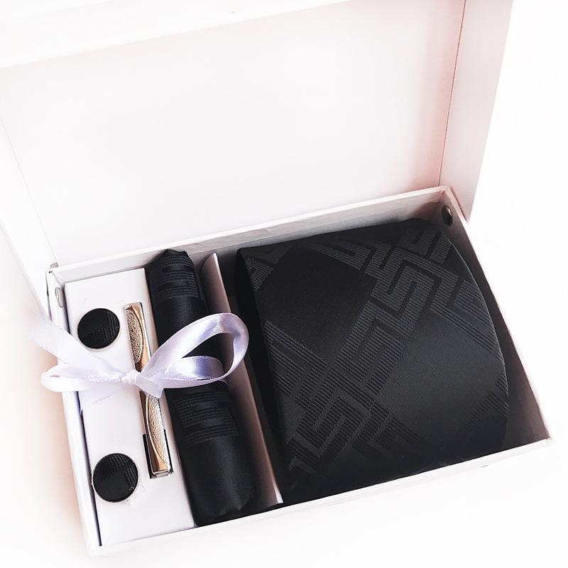 Polyester Business Executive Men'S Tie 6-Piece Gift Box Tie