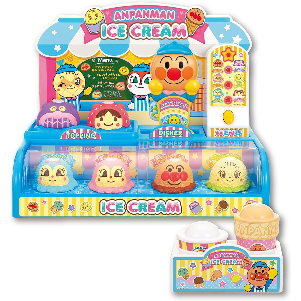 

JOYPALETTE Anpanman Nokkete Pon! NEW Anpanman Ice Cream Give Me!!