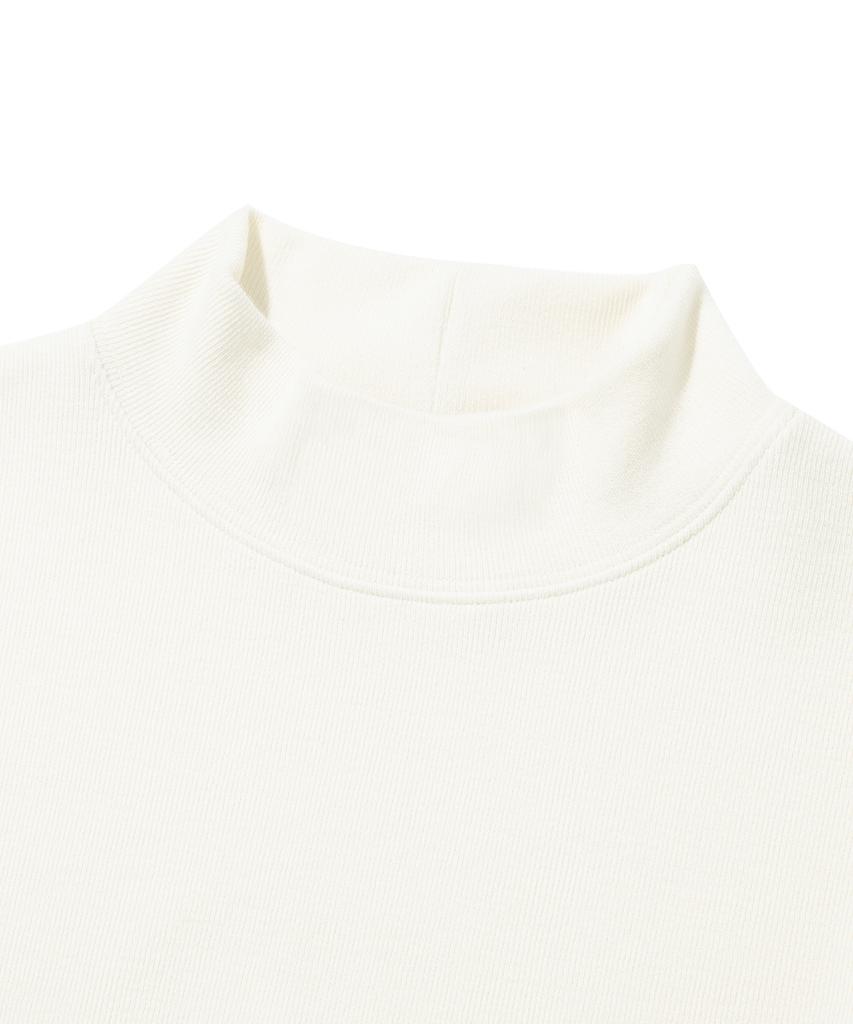 KNITTED Half Turtleneck Long Sleeve Knit Ivory