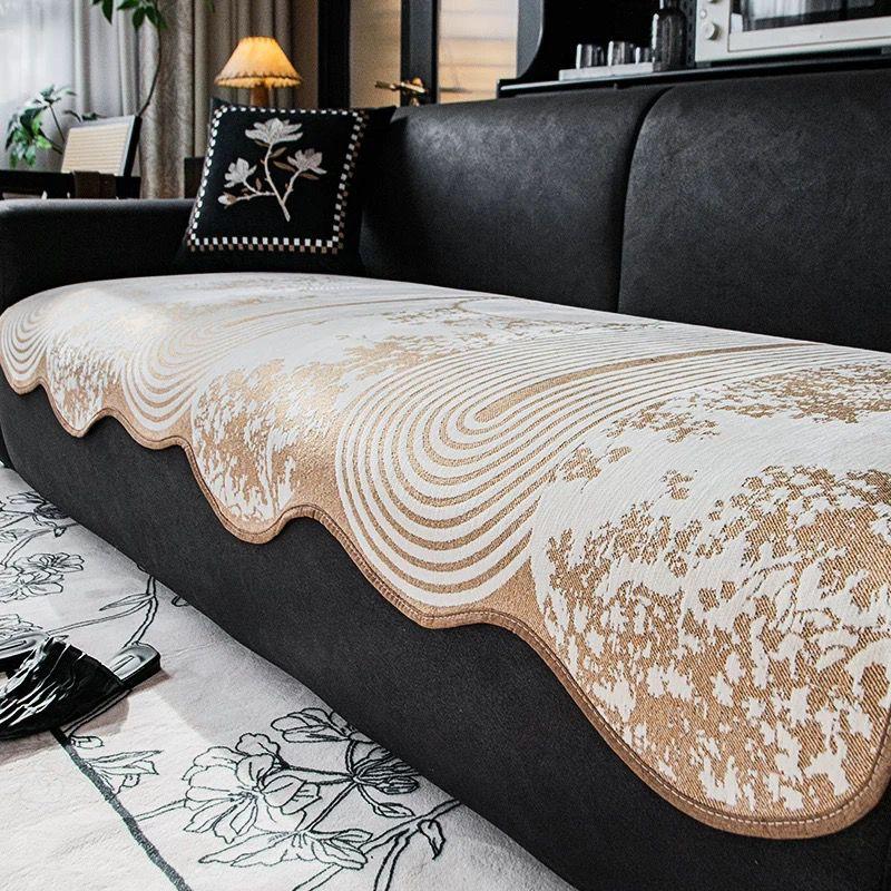 Retro Special-shaped Sofa Cushion Four Seasons General New Advanced Sense of Irregular Non-slip Cushion Cover
