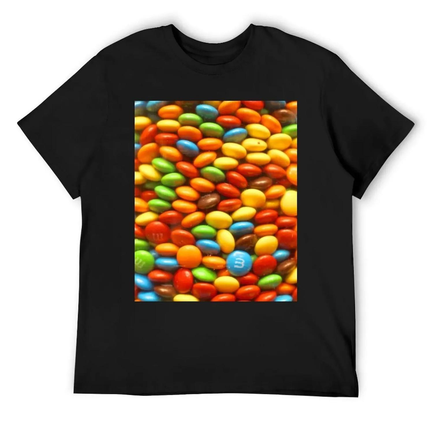 Винтажная футболка M&Ms, смешные костюмы, свитшоты оверсайз, мужские S