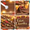 Seasonal Banner Autumn Leaves Fall Decoration Autumn Decor Animated Turkey Thanksgiving Banner For Holiday Decoration Indoor