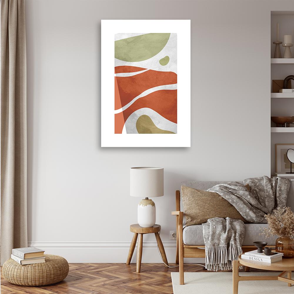 Canvas Print, Abstract Boho Shapes