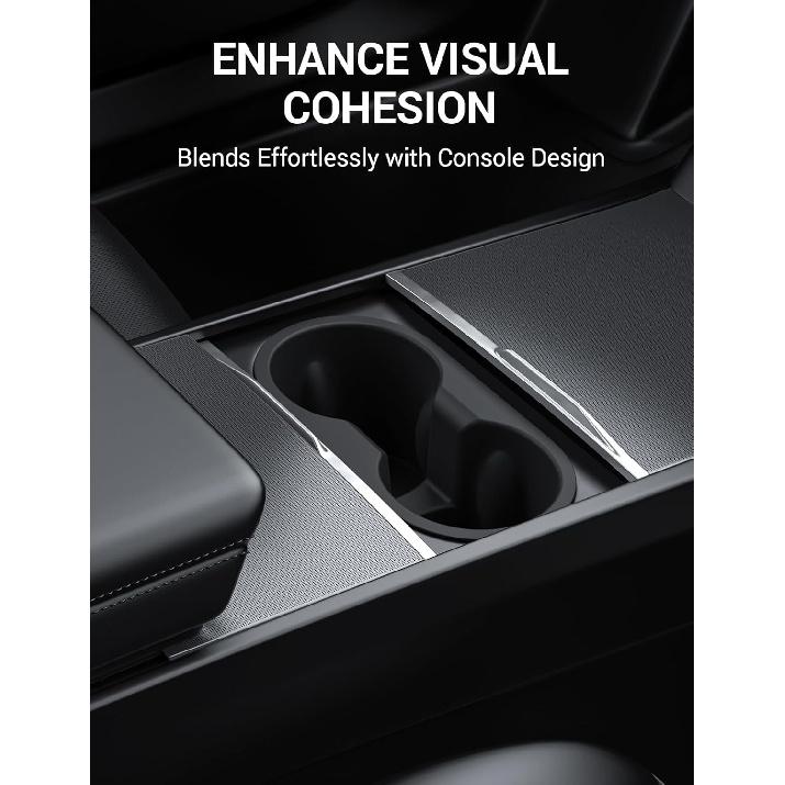 Motrobe 2025 2026 Tesla Model Y Juniper 2024 2025 Model 3 Highland Center Console Cup Holder Ert Silicone Cupholder For Model 3 Highland Model Y