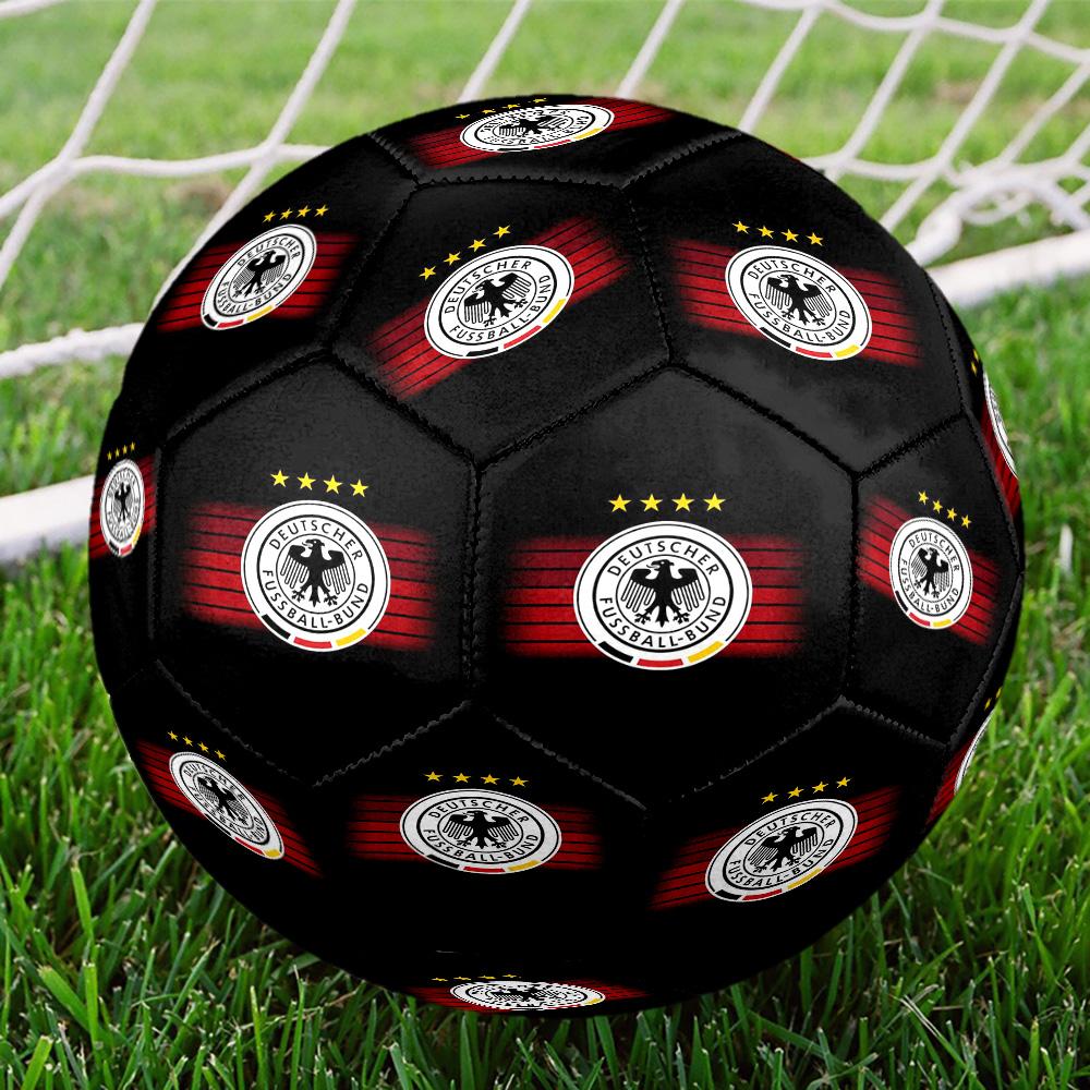 German Football Emblem Printed Size 5 Soccer Balls, High-Quality, Anti-Slip, Protective Football, A Unique Gift , Birthdays, Christmas Gifts