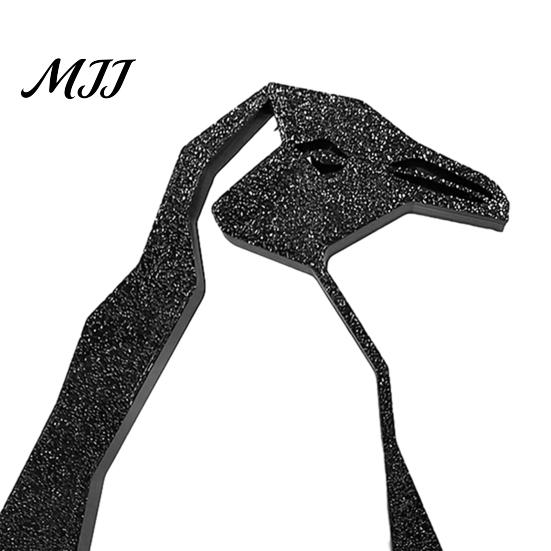 Hohle Design Pinguin Geometrische Figur, Schwarzes Ornament, 3D Gedruckte Moderne Dekoration Abstrakte Kunst Statue für Zuhause Büro Schreibtisch Dekoration