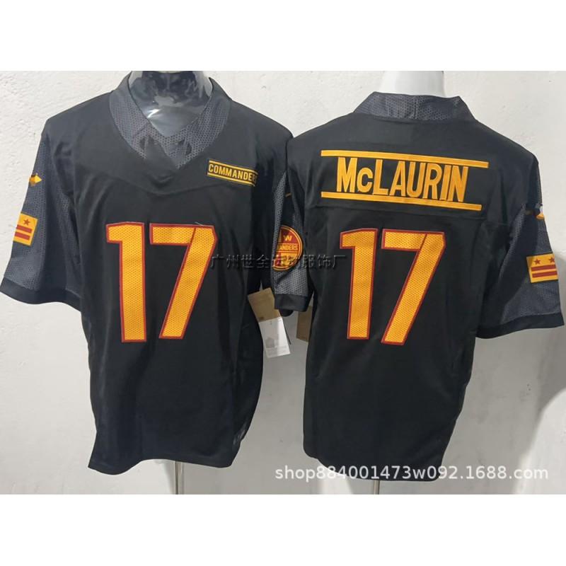 Mens Washington Commanders NFL Training Jersey - Daniels McLauren Taylor 5 17 21 Embroidered Football Uniform Top