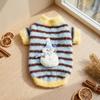 Striped Two-Leg Pet Sweater Dogs Cats Winter Warm Clothing Bichon Teddy