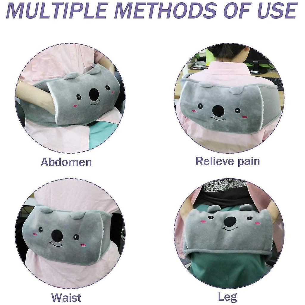 Hot Water Bottle With Cover, Quick Pain Relief Comfort For Neck, Back Tw