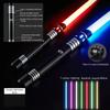 Upgraded Version Gravity Sensing Lightsaber 2 In 7-color Metal Laser Sword Rechargeable Toy Party Glow Swords Txqsaber