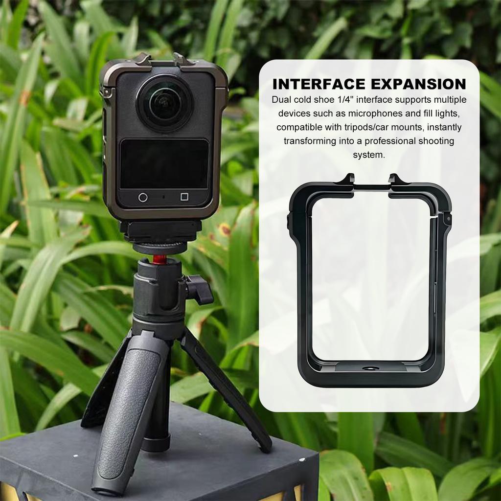 For DJI OSMO 360 Rabbit Cage Frame Camera Quick Detachment Border Shockproof Camera Protective Case Action Camera Accessories