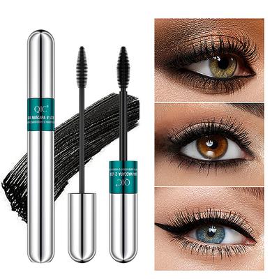 Voděodolná prodlužující řasenka 2v1 umělých řas 4D Silk Fiber Rimel Makeup