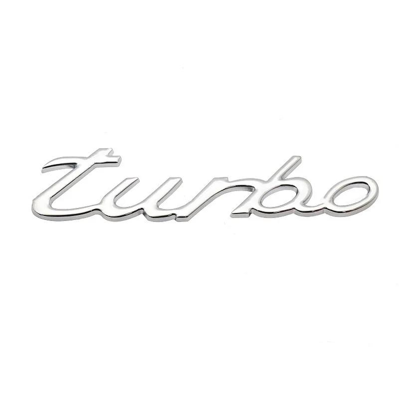 3D Metal  Car Rear Boot Trunk Side Fender Car Emblem Badge Sticker Decals серебряный