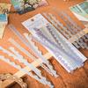 Autocollants Décoratifs Rétro en Dentelle PET pour Scrapbooking, Journal, Carte à Texture Vieillie, Planificateur, Carnet de Notes, Photo, Album,