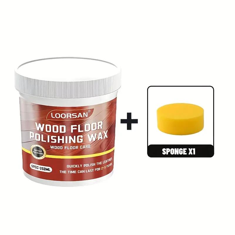 Wood Floor Polishing Kit-Solid Wood Polish for Mahogany Furniture and Floors,Suitable for Wooden Floors and Composite Panels
