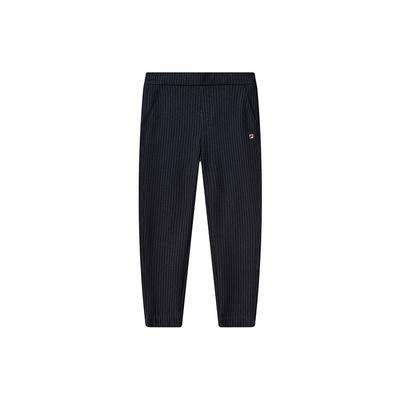 Gestreifte Strickhose mit geradem Bein Herren Unterteile Legend-Blau F11M111608F-NV