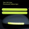 2PCS Car Reflective Sticker Car-styling Rearview Mirror Sticker Safety Warning Reflective Sticker Car Strip Stickers Exterior