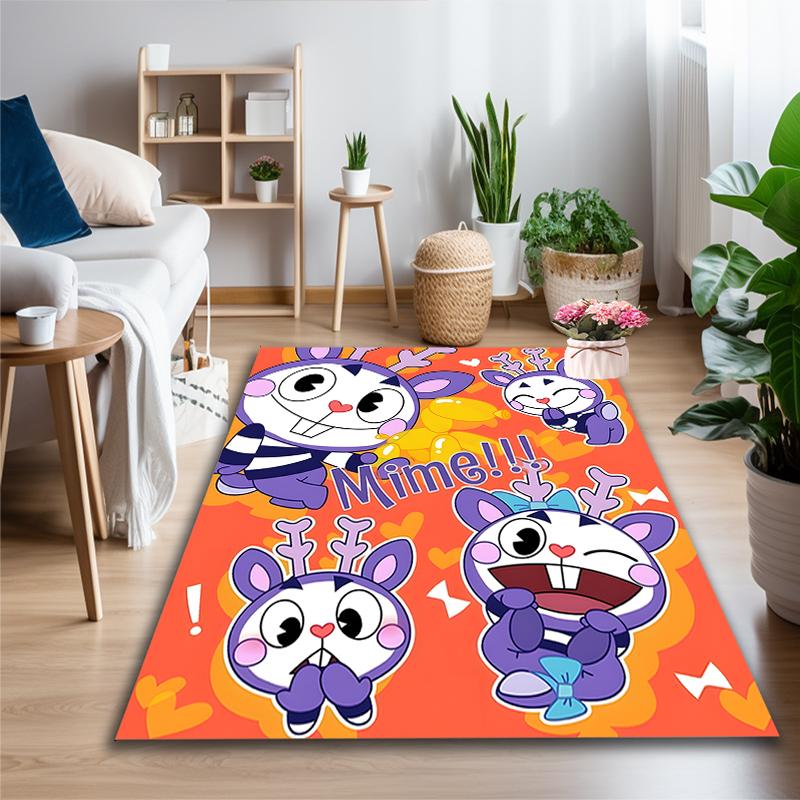 1pc Cute Baby Cartoon Carpet for Room Floor Mat, Comfortable Office Chair Printed Area Rug, Beautiful Hotel Rug