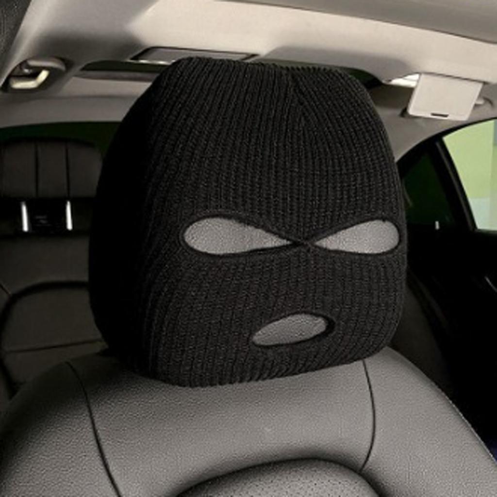 Car Headrest Seat Cover Personality Funny Fun Universal Car Head Cover