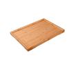 Rectangular Bamboo Serving Tray with Handles
