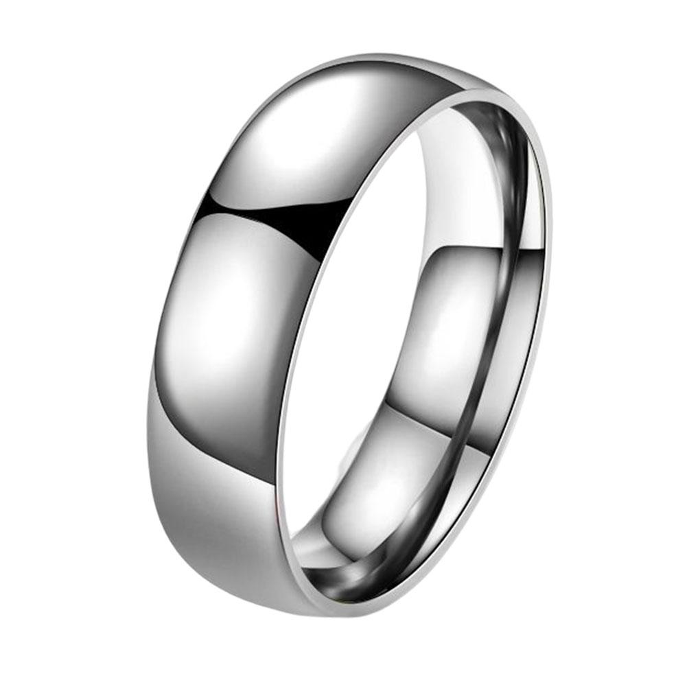 Ring Simple Steel Daily Stylish All-Match Christmas Halloween Exquisite Rings Jewelry Classic Wedding Engagement