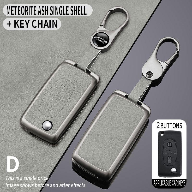 Compatible Key Case for Citroen Sega Triumph 2012-2016 - Folding Shell & Buckle