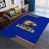 West Coast Eagles Teppich für Wohnzimmer Schlafzimmer Zuhause Sofadekoration, Kinderspiel Rutschfeste Bodenmatte
