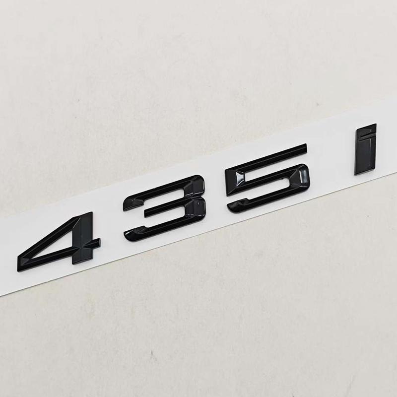 3D ABS Car Letters Logo 435i 440i Badge Sticker Rear Trunk Emblem Decals For BMW 4 Series 435i 440i F32 F33 F36 Atuo Accessories