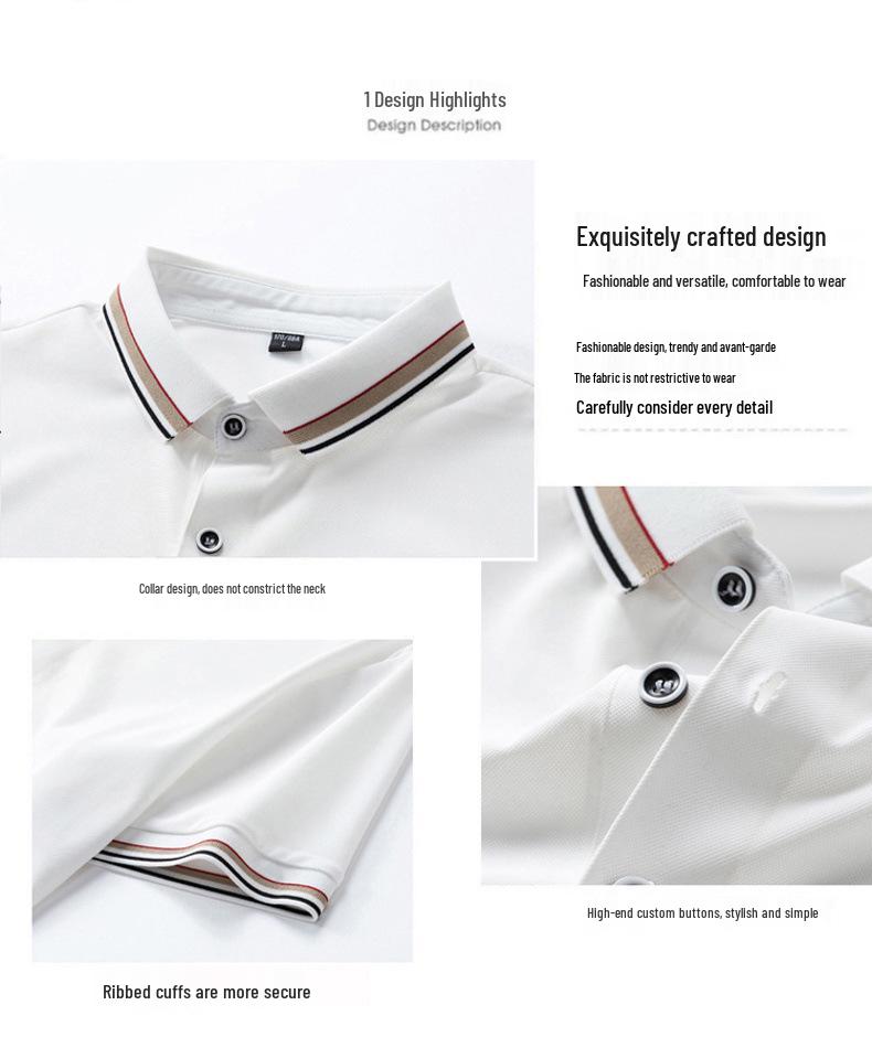 Men's DK9902-266 Ice Silk Quick-Dry Sports Suit: Short Sleeve Polo & Shorts - Casual Breathable Summer Wear