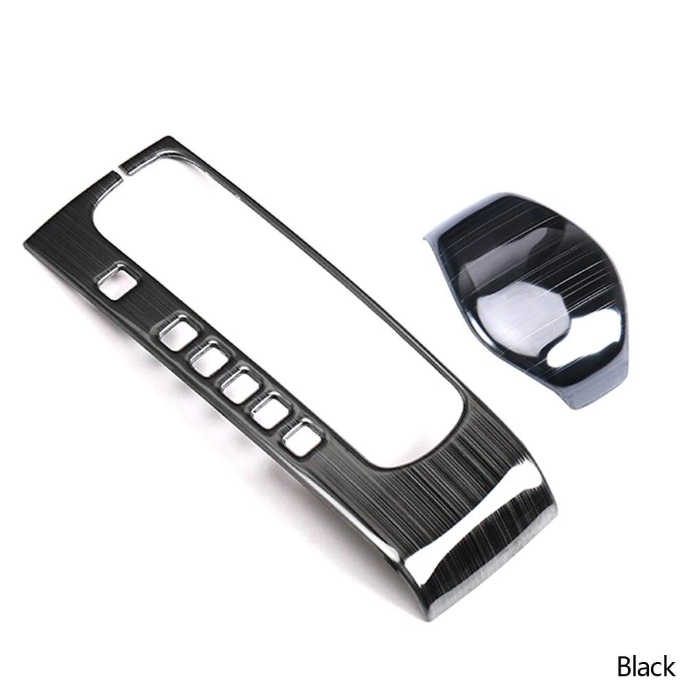 2PCS Car Shift Gear Panel Trim Automatic Transmission Shift Box Cover for Honda Civic 10Th Gen   2018 2017 2016 LHD