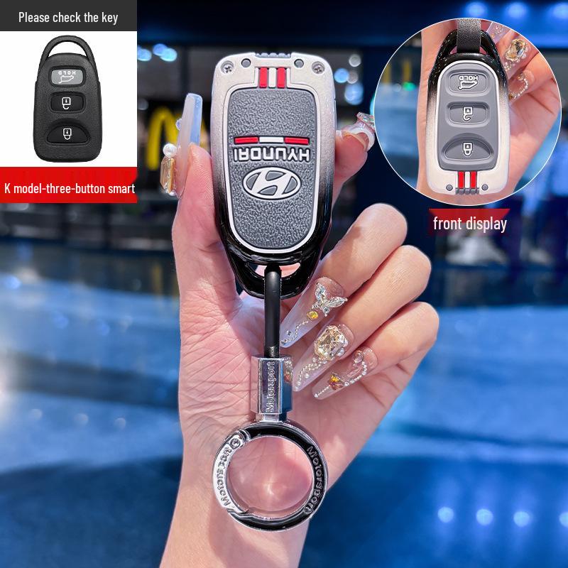 Hyundai Elantra/Tucson/Sportage Metal Key Case Protective Shell