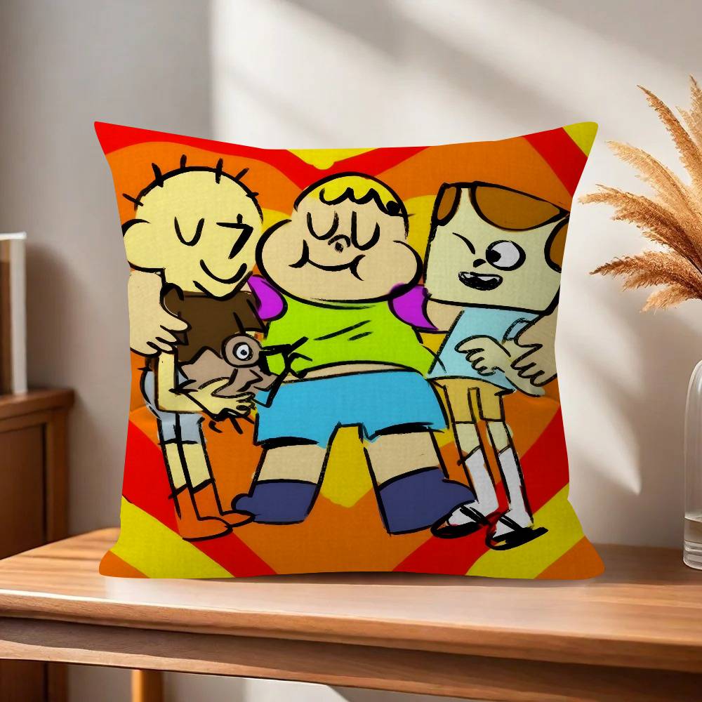 

Cartoon CClarence fun Cushion Cover Pillow Cover Decor Pillowcase Printed Cushion Case for Couch 30x30cm
