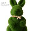 Simulation Moss Foam Easter Bunny Decor Easter Moss Rabbit Figurine Artificial Moss Rabbit Easter Figurine Rabbit Bunny Figurine