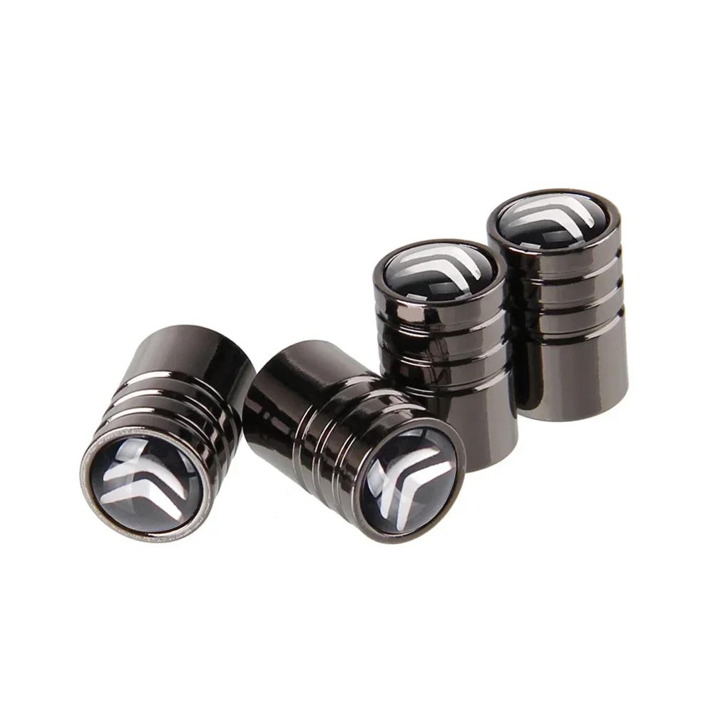 4Pcs Alloy Car Tyre Stem Air Caps Dust Proof for Citroen C4 Picasso C-ELYSEE Berlingo Xsara Sega Wheel Tire Styling Accessories