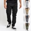 Men's Overalls Drawstring Multi Pocket Casual Pants Hiking Pants Cotton Twill  Pants