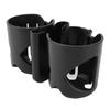 3 In 1 Stroller Cup Holder with Phone Holder 360 Degree Rotatable Universal Wheelchair Cup Holder Fo