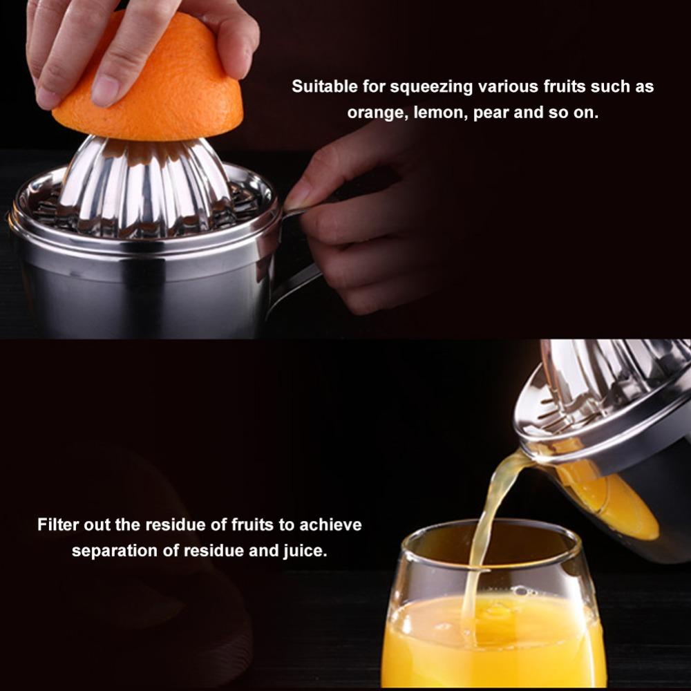 304 Stainless Steel Orange Juice Squeezer Handheld Hand Juicer Citrus Juicer  Kitchen and Dining