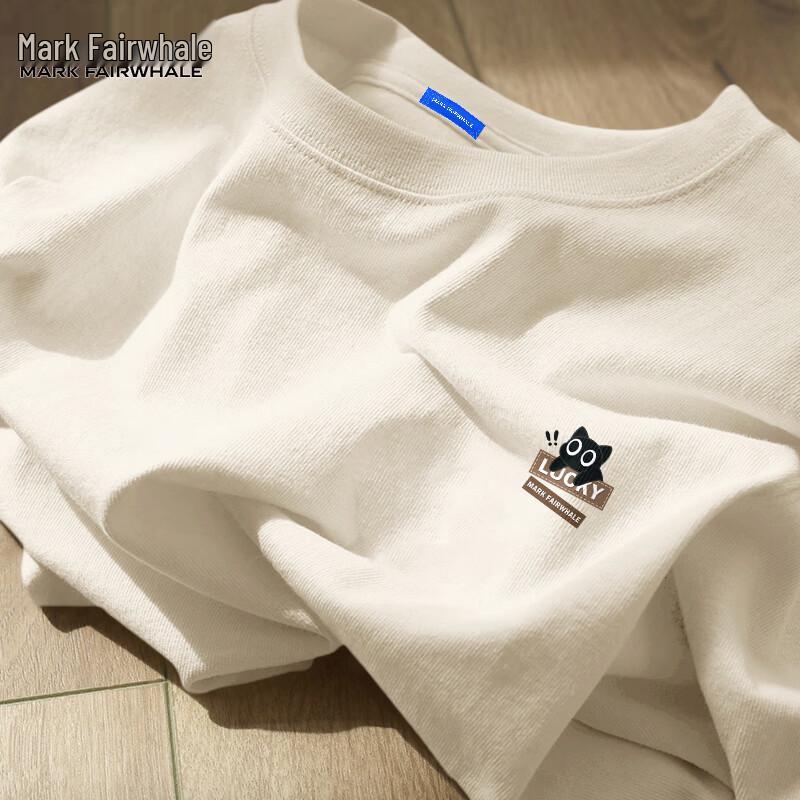Mark Fairwhale Men's Lucky Cat Graphic Cotton T-Shirt