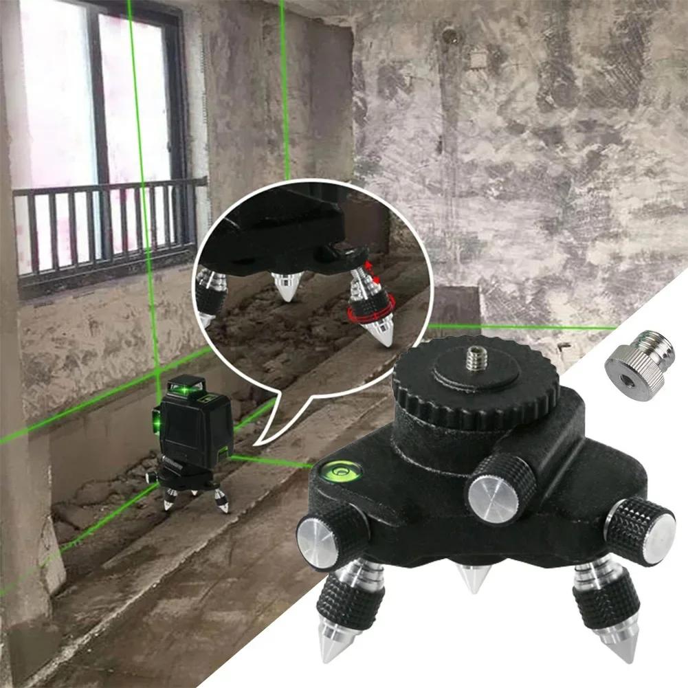 Aluminum Alloy Laser Level Tripod Bracket Degree Rotating Fine-tuning For Moving Base Tripode Para Nivel Laser