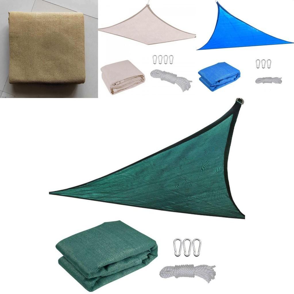 Toldo Vela de Sombra Retangular Impermeável para Serviço Pesado Oferece Proteção UV Máxima