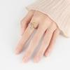 925 Sterling Silver Sunflower Diamond Zircon Rotatable Ring For Women Gift Relieve Stress Ring Jewelry Wholesale
