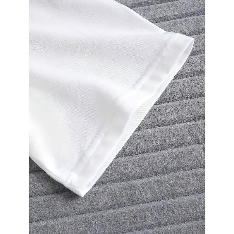 Taglie Europee T-shirt da Uomo con Stampa a Lettere Manica Corta Top Casual, Nuova T-shirt da Uomo Stile Primavera/Estate